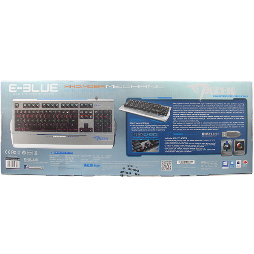 Clavier Mécanique, 64 Touches Design Ergonomique Blanc RVB Gaming Clavier  Longue Durée De Vie De La Batterie Pour La Maison Pour Le Bureau Pour Gaming  Blue Switch 