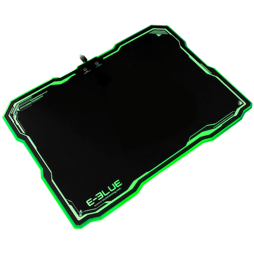 Tapis de souris de jeu rigide à DEL ENHANCE, TTG, noir