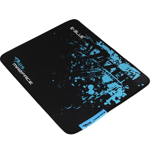 Tapis de Souris Gaming S Design Noir et Bleu 28 x 25 cm - EMP004-S