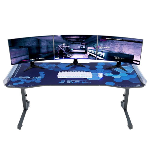 Bureau gamer Giantex bureau gamer pour gaming 6 lumières RGB et